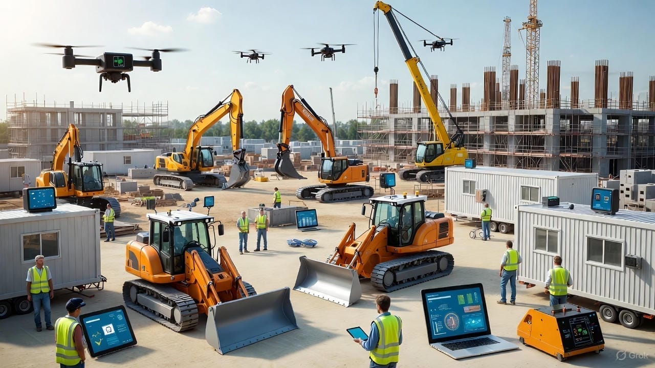 Machinery Market Digitalisierung auf der Baustelle: Telematik, KI und smarte Maschinen - Neu oder gebraucht bei Machinery-Market.eu