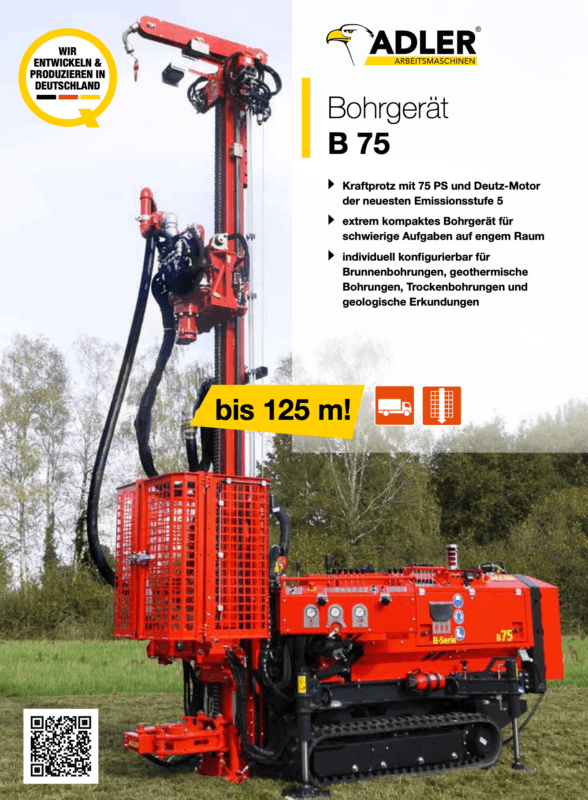 Machinery Market Welches ADLER-Bohrgerät ist das richtige für den Brunnenbau? - Neu oder gebraucht bei Machinery-Market.eu