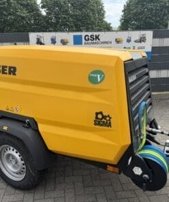 Machinery Market Sprężarki budowlane KAESER KOMPRESSOREN M59 PE MOBILAIR z hamulcem i ciśnieniem 10 barów - Neu oder gebraucht bei Machinery-Market.eu
