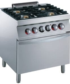 Machinery Market Gas Stove GH7 / 4FLEB Freestanding, 4 Burner, Electric Oven GN 2/1 - New or used at Machinery-Market.eu
