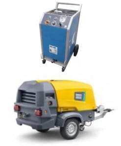 Machinery Market Deckert DCE 480 Dry Ice Blasting System Atlas Copco Xats 138 Construction Compressors - Mobile Construction Site Compressor - New or Used at Machinery-Market.eu