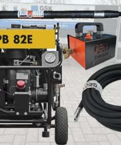 Machinery Market Compresseur Atmos PB 82 E avec 6 Bar 1,4 qm3 Ø 55 L tête oscillante version longue GEO ERDRAKETE tête oscillante lubrificateur et tuyau d'air comprimé - Neuf ou d'occasion sur Machinery-Market.eu