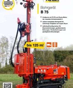 Mercado de maquinaria Equipo de perforación ADLER B75 Potencia compacta para trabajos de perforación exigentes Geotermia y perforación de pozos - Nuevo o de segunda mano en Machinery-Market.eu